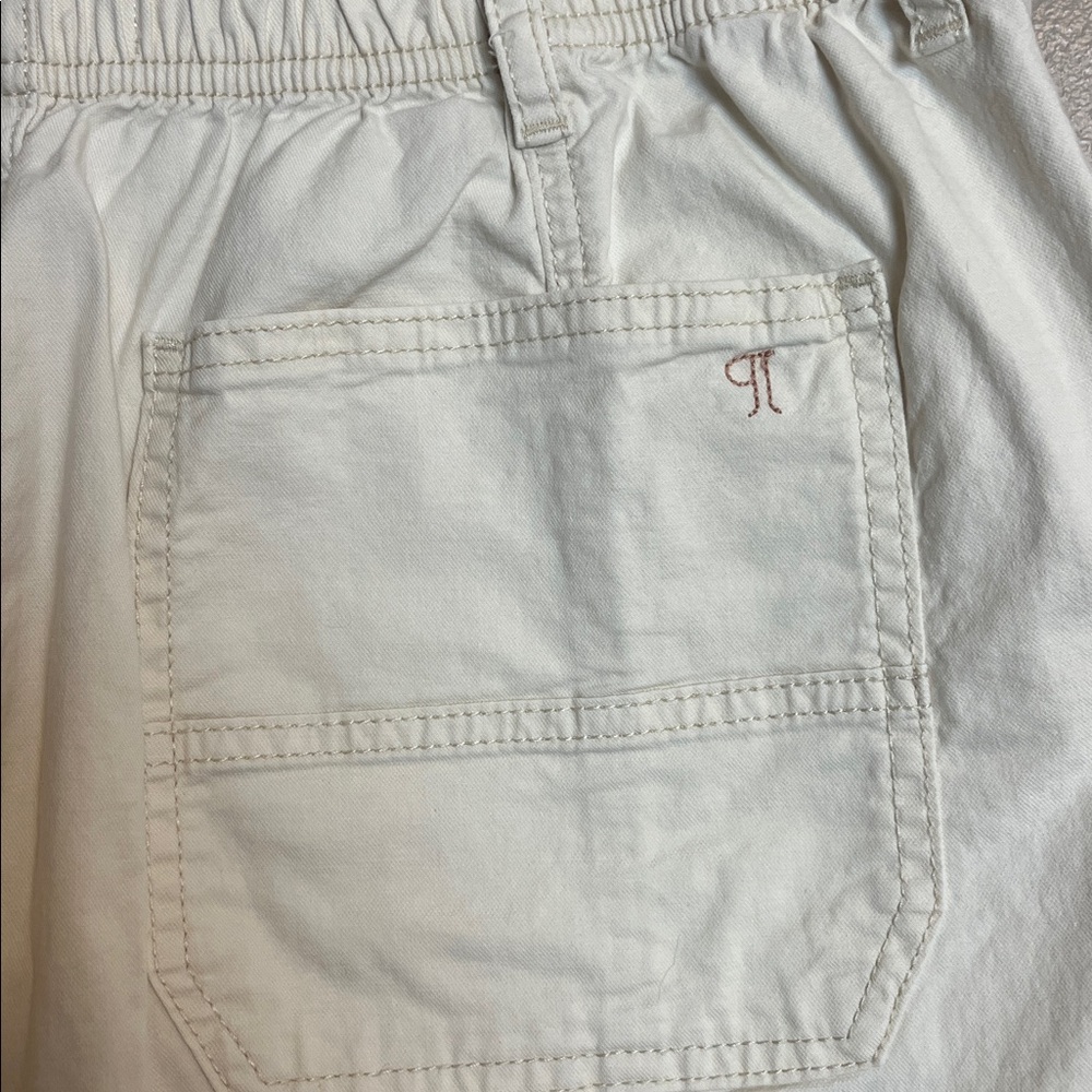 Anthropologie White Utility Cargo Pants - Picture 9 of 12